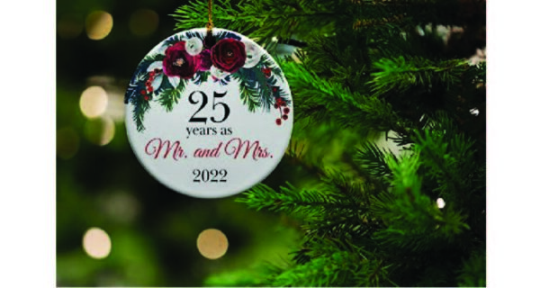 Best anniversary gifts for parents - Christmas ornament 