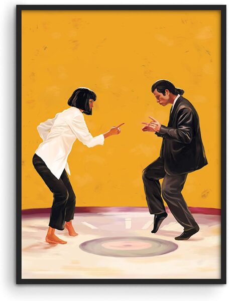 gifts for film lovers- pulp fiction poster 