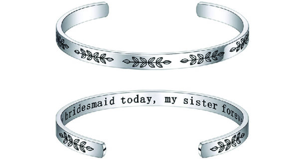 thank you for being my bridesmaid gifts - bracelet