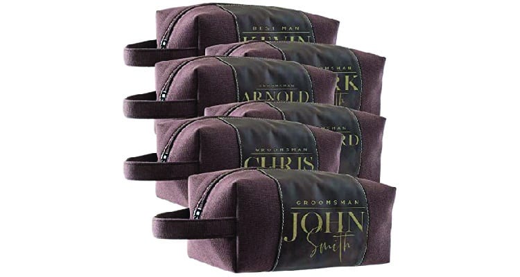 groomsmen proposal gifts toiletry bags