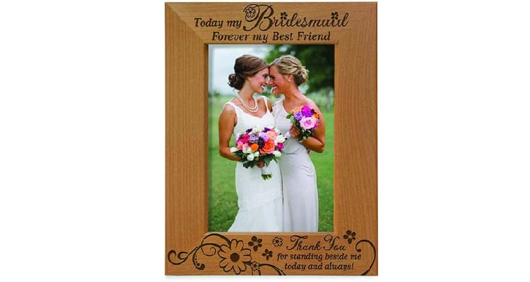 bridesmaid gift ideas picture frame