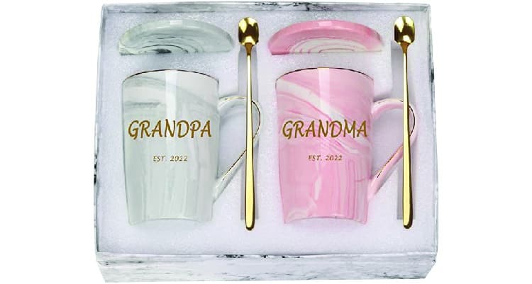 good gifts for grandparents couple mugs