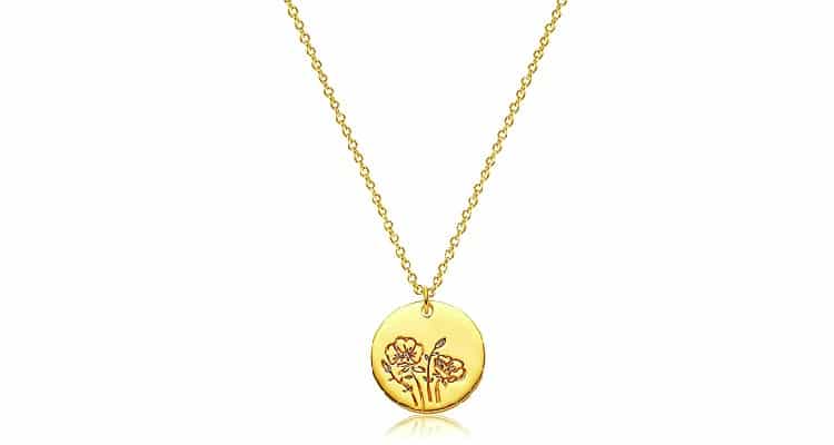 maid of honor proposal box pendant necklace