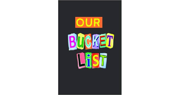birthday gift for fiance - bucket list journal