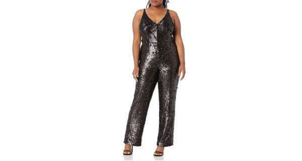 plus size date outfits - strappy jumpsuit