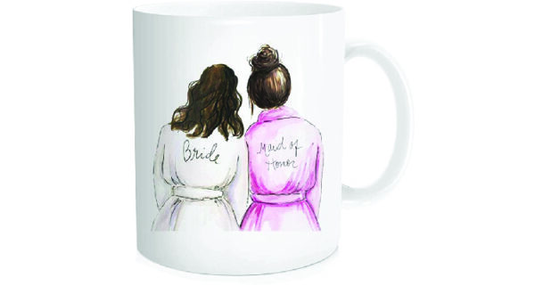 thank you for being my bridesmaid gifts - coffee mug