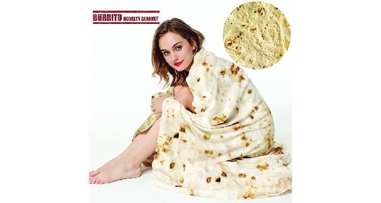 gag gifts burrito blanket