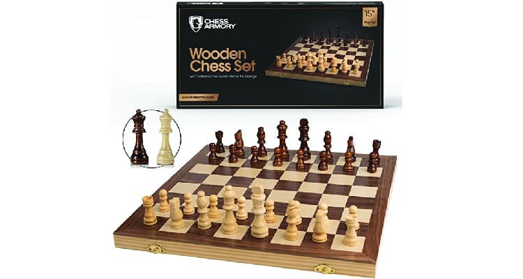 good gifts for grandparents wooden chess set