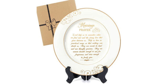first wedding anniversary gift:
Urllinz Marriage Plate