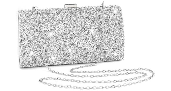 first wedding anniversary gift: Elabest rhinestone clutch