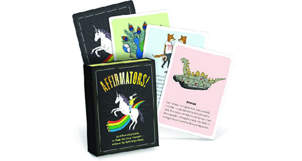 breakup gifts for her - affirmation cards