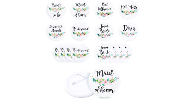 bridesmaid thank you gift ideas - party pins