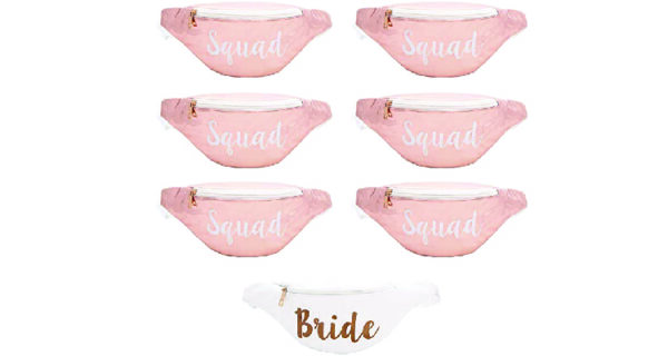thank you presents for bridesmaids - fanny packs