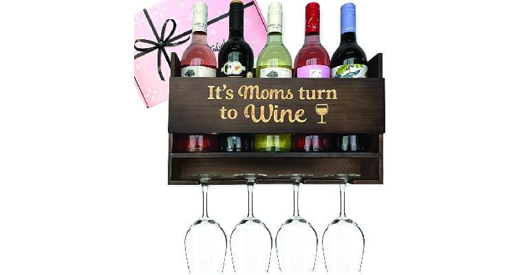 gift ideas for mom wine holder rack