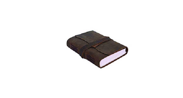 Gift ideas for boyfriend's dad- leather journal