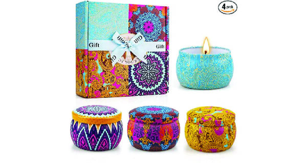 Unique gift ideas for women: Set of candles