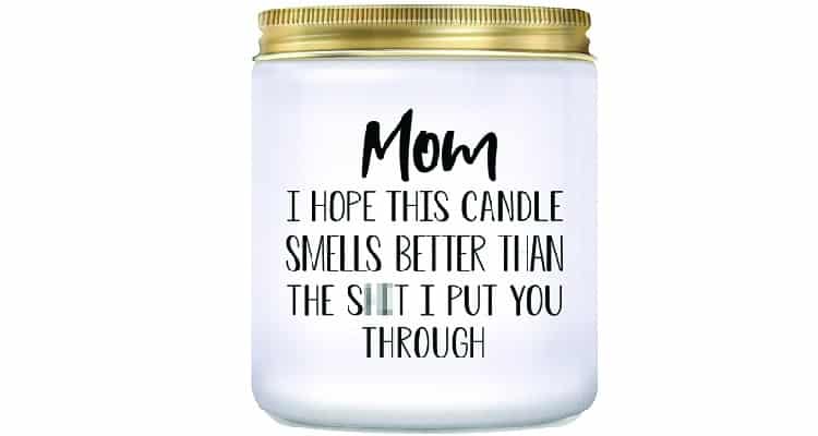 best presents for mom scented candle