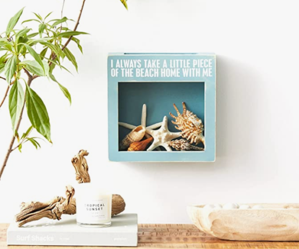 birthday gifts for beach lovers - seashell box