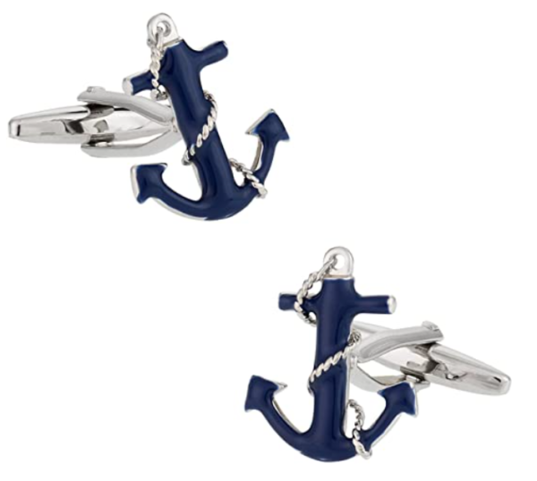 gift ideas for beach lovers - anchor cufflink