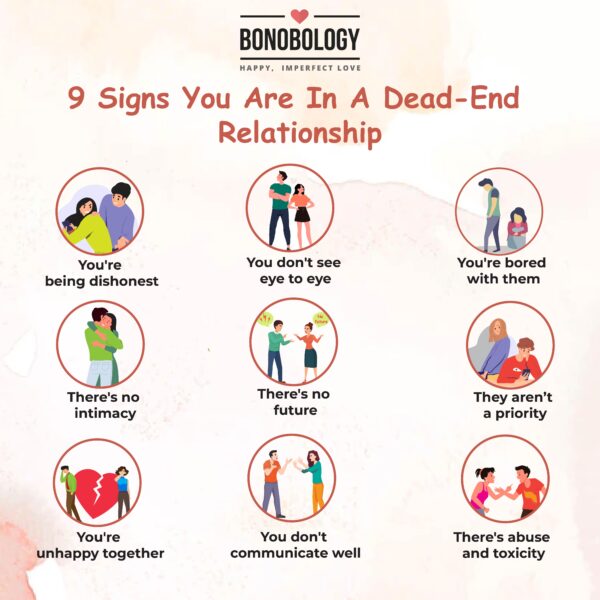 infographic on dead end relationship