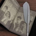harry potter gift ideas - Notebook and Metal Quill 