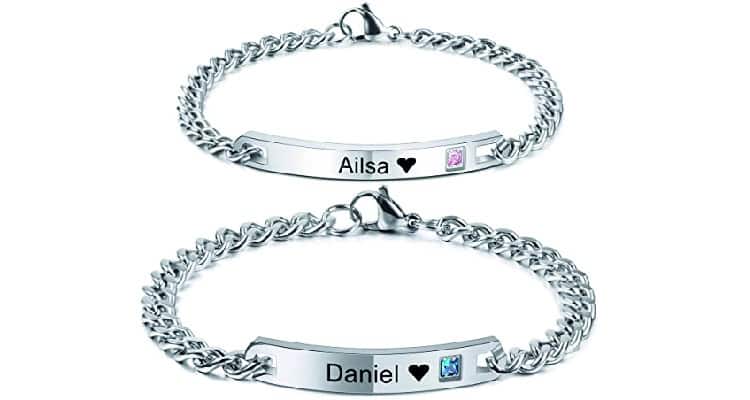 new relationship gift ideas for him - couples bracelet