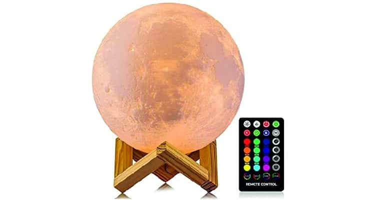 best galentines gifts moon lamp