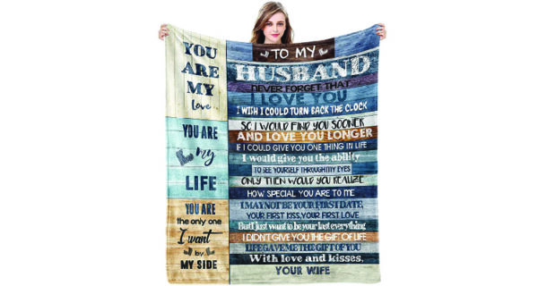 Thoughtful birthday gifts for husband: Blanket