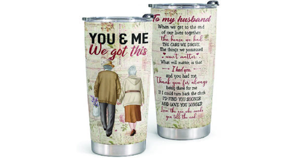 Gifts for husband birthday: Insulated tumbler