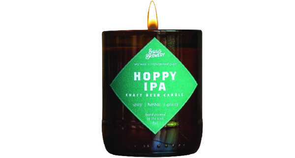 beer themed gifts - Hoppy IPA brew candle