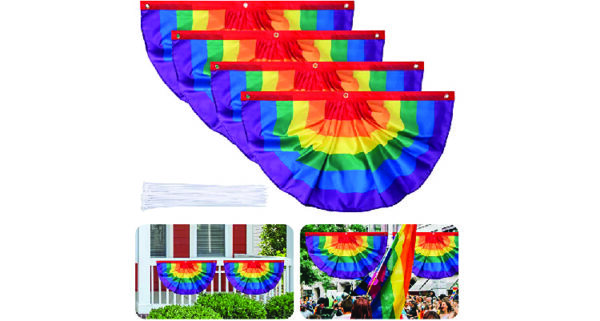 Pride decorations: Bunting flags