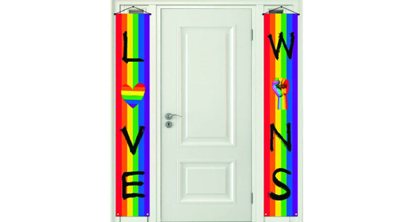 Pride decorations ideas: Wall signs