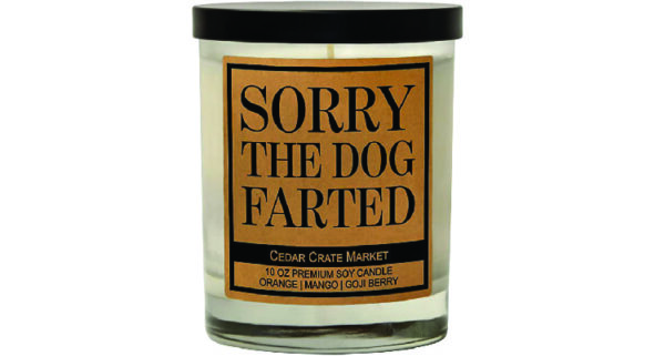 gifts for dog lovers - candle
