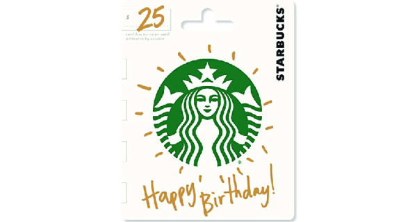 Useful gifts for mom birthday:Starbucks gift card