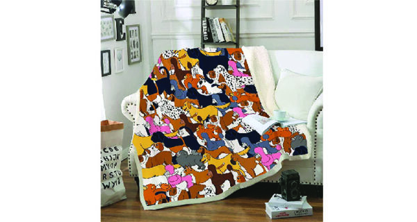 best gift for dog owners - throw blanket