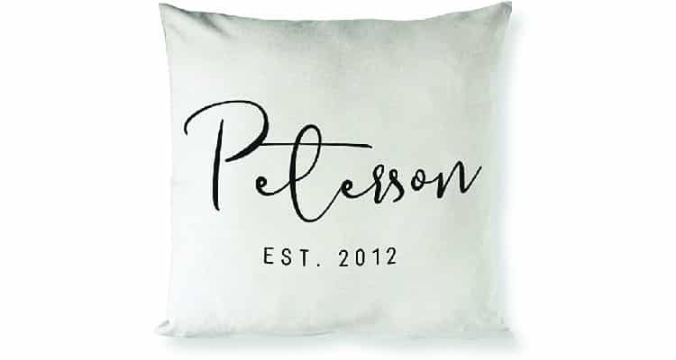 good housewarming gifts for couples- customized pillow covers