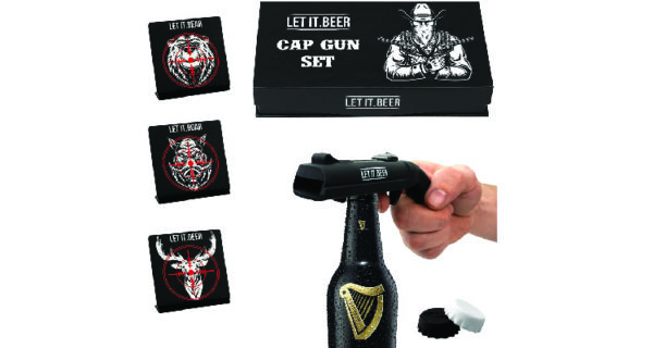 craft beer christmas gifts - Cap Guns beer bottle opener