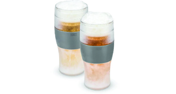 gifts for beer drinkers - Host freeze beer glasses