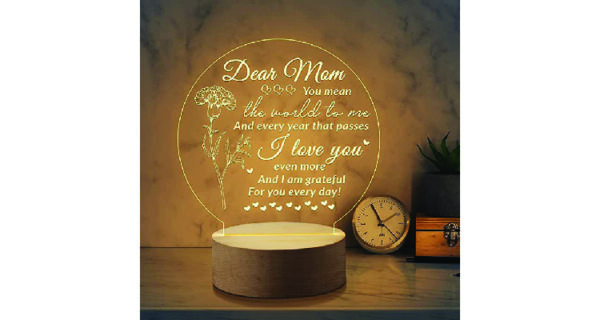 Birthday gifts for mom: Night lamp