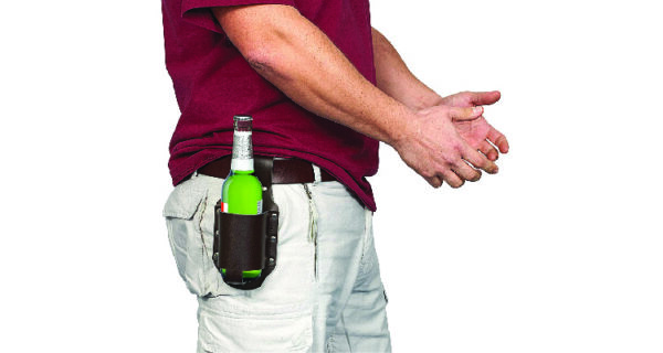 beer themed gifts - GreatGadgets classic beer holster