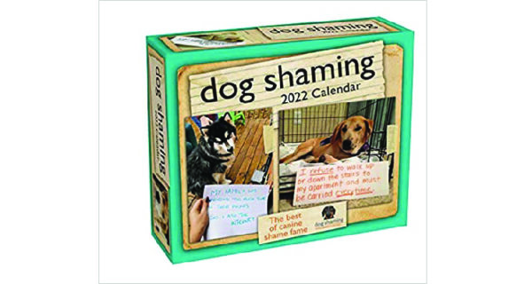 gifts for dog lovers - dog calendar