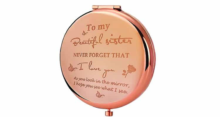 Christmas gifts for sister compact mirror