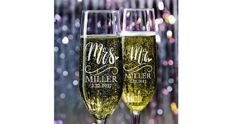 wedding gifts for older couples wine glasses