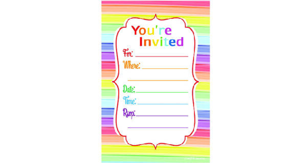 Gay pride decorations: Invites