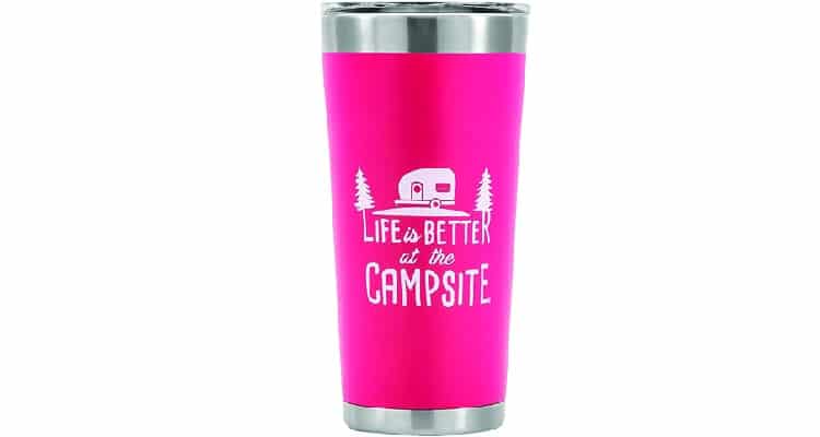 35 Useful Gift Ideas for Camping Lovers and Outdoorsy People- tumbler
