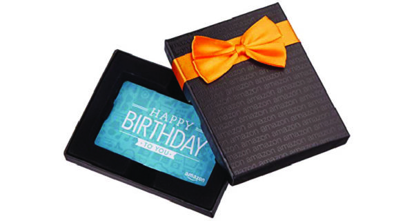 Personalized birthday gifts for husband: Amazon gift card