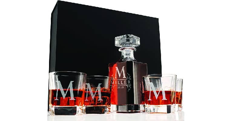 presents for older couples second marriage whiskey decanter set