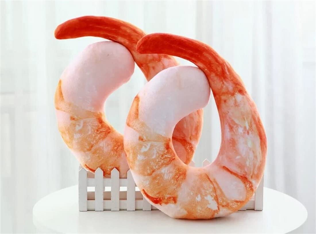 best unisex white elephant gifts shrimp neck pillow