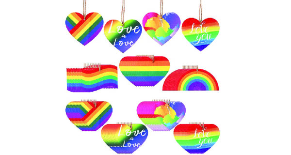 Pride party decorations: Ornaments