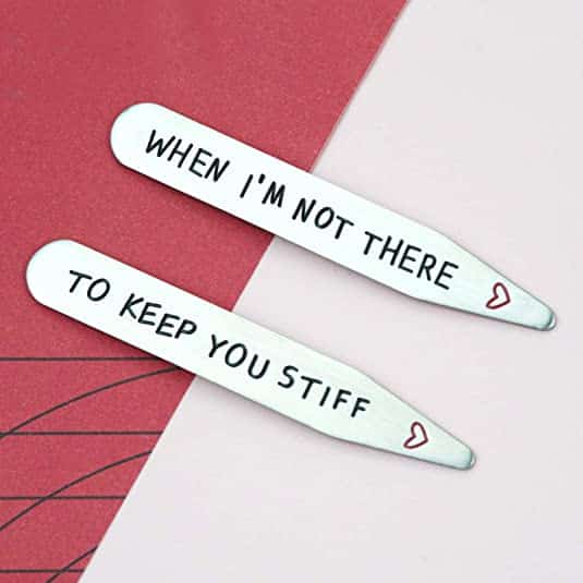 sexy christmas gifts - personalized collar stays